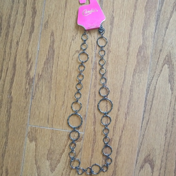 Candie's Jewelry - Candies black-silver ring necklace
